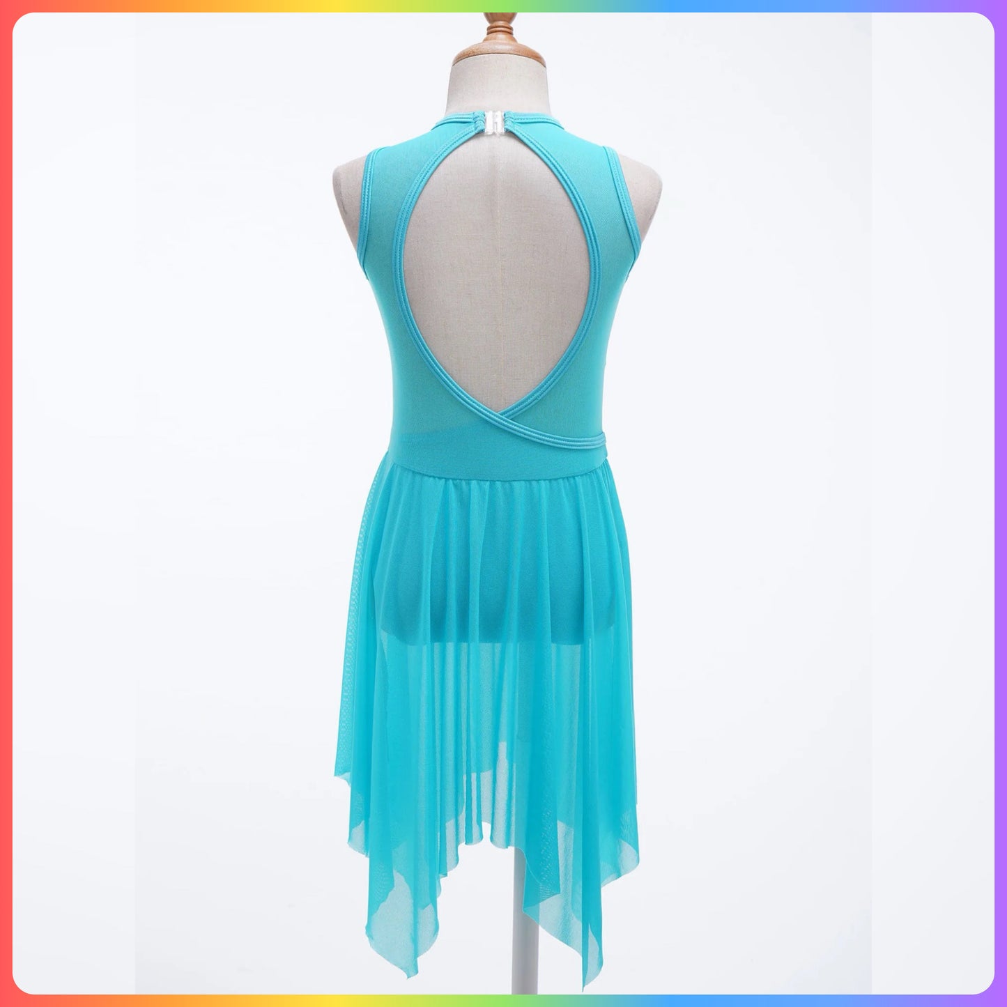 Girls Lyrical / Contemporary Irregular Hem Skirted Leotard