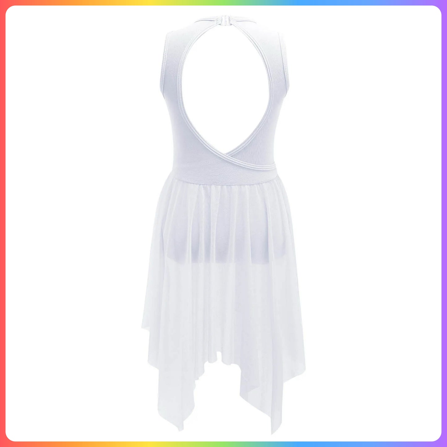 Girls Lyrical / Contemporary Irregular Hem Skirted Leotard
