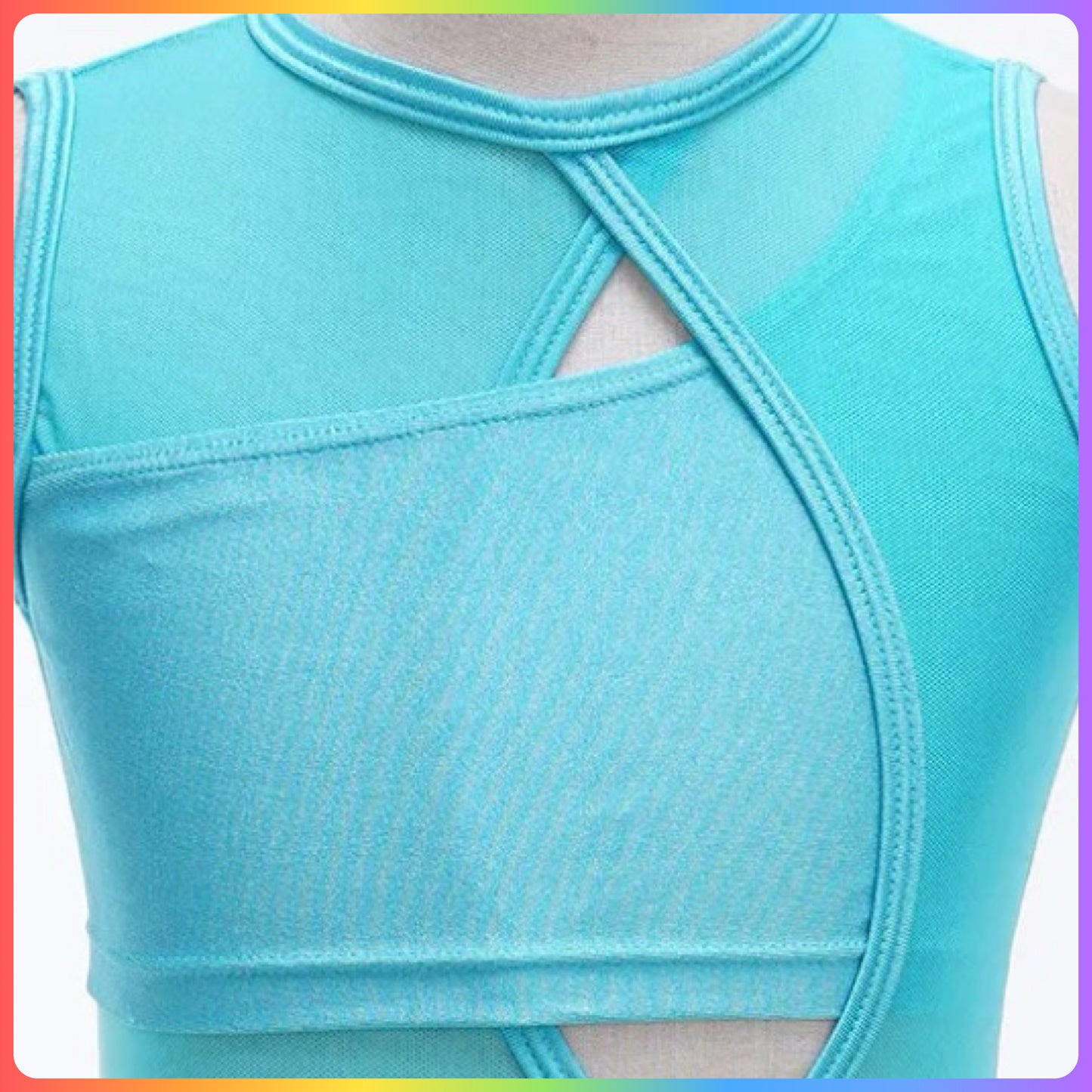 Girls Lyrical / Contemporary Irregular Hem Skirted Leotard