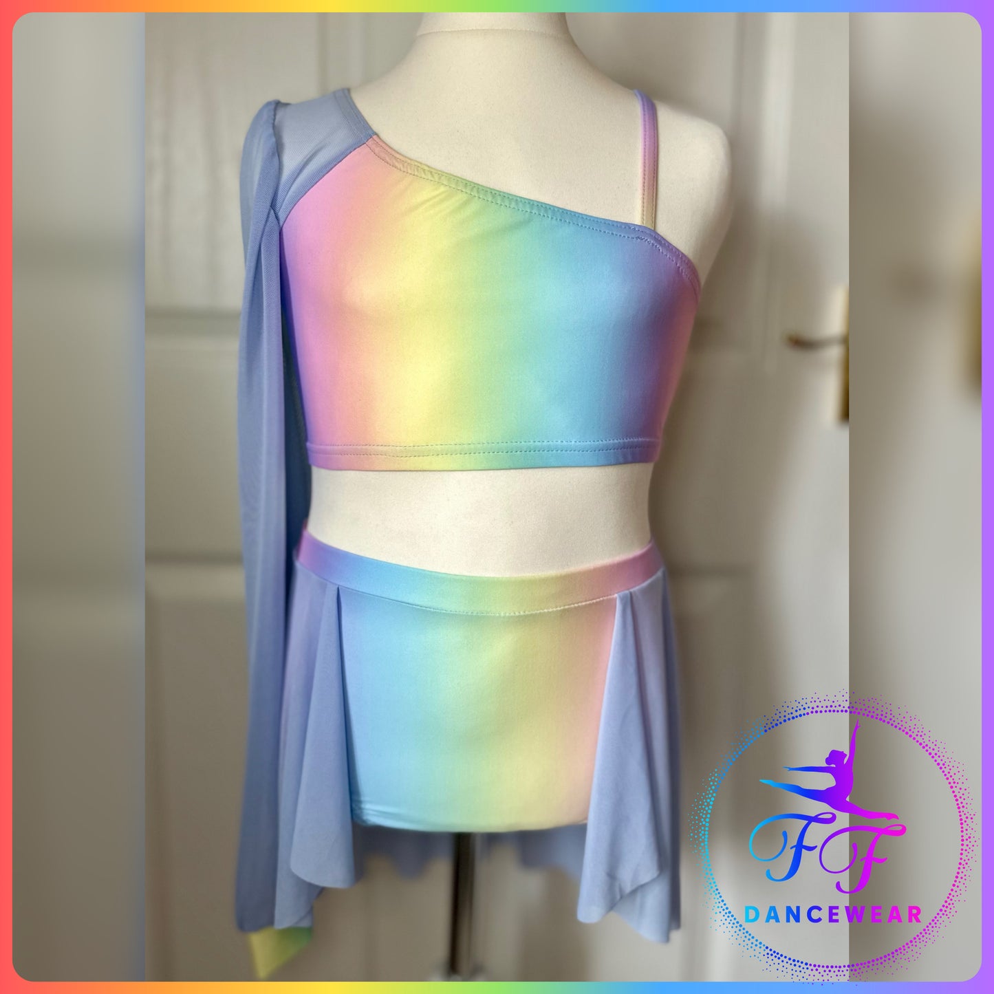 MELODY - Pastel Rainbow Lyrical / Contemporary Dance Costume
