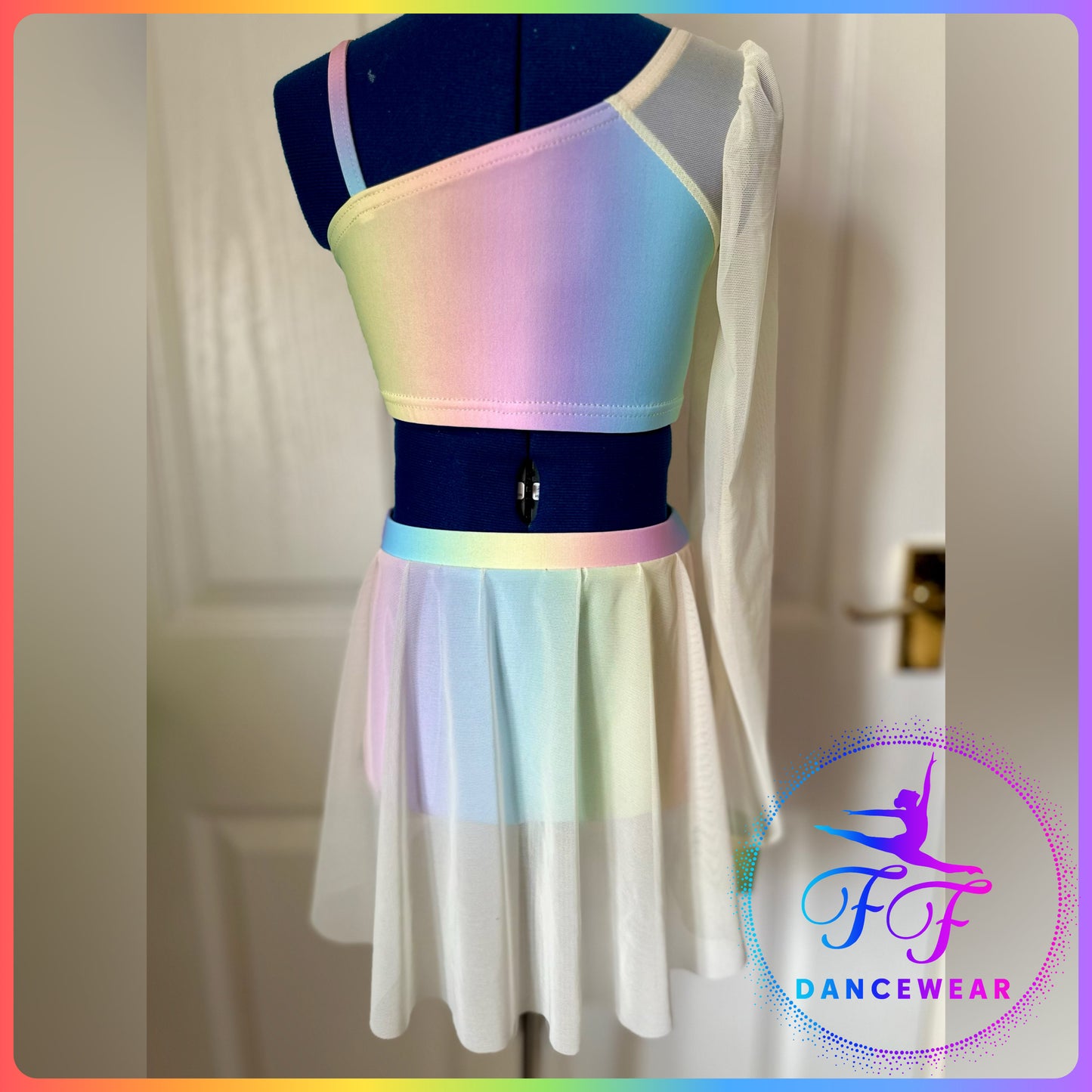 MELODY - Pastel Rainbow Lyrical / Contemporary Dance Costume