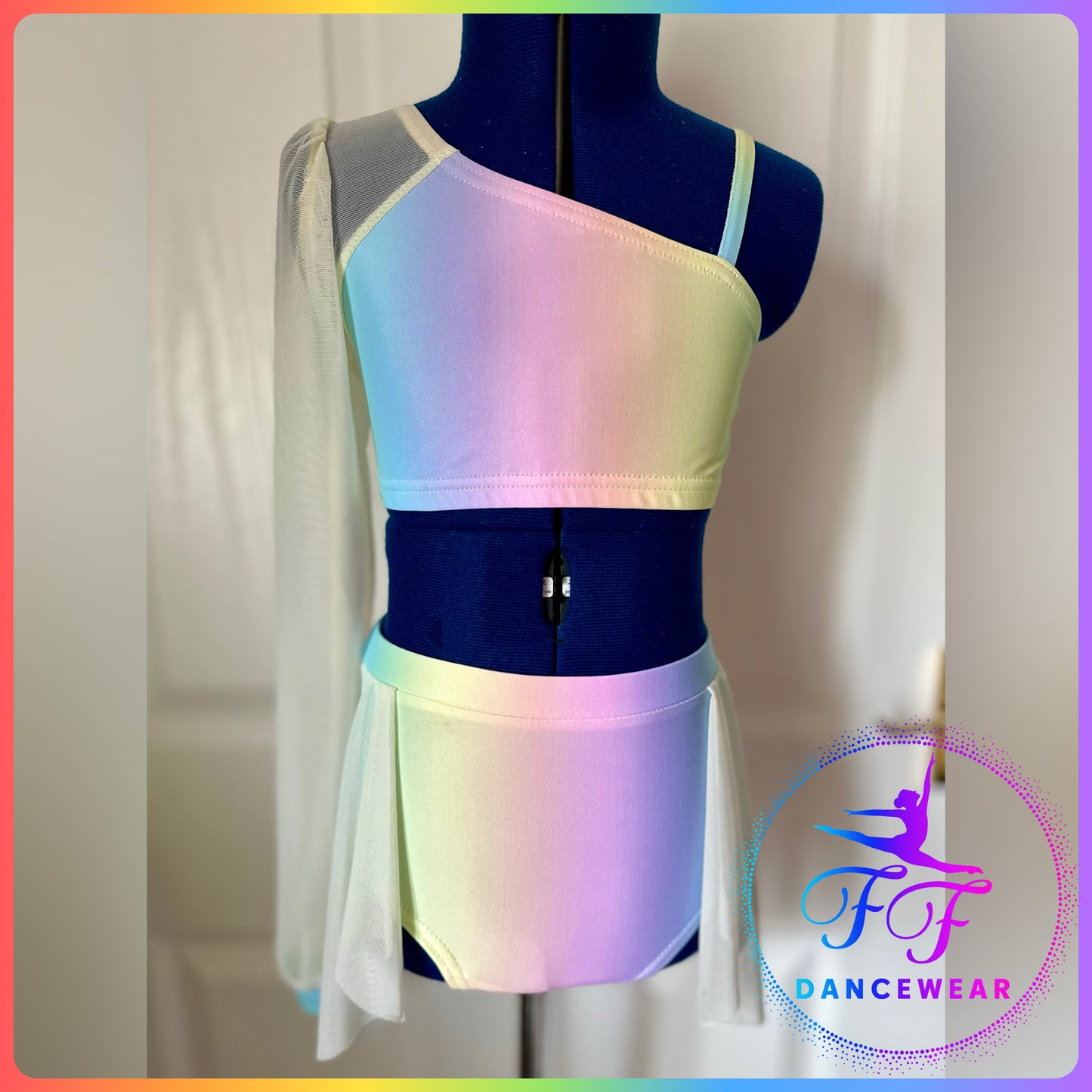 MELODY - Pastel Rainbow Lyrical / Contemporary Dance Costume