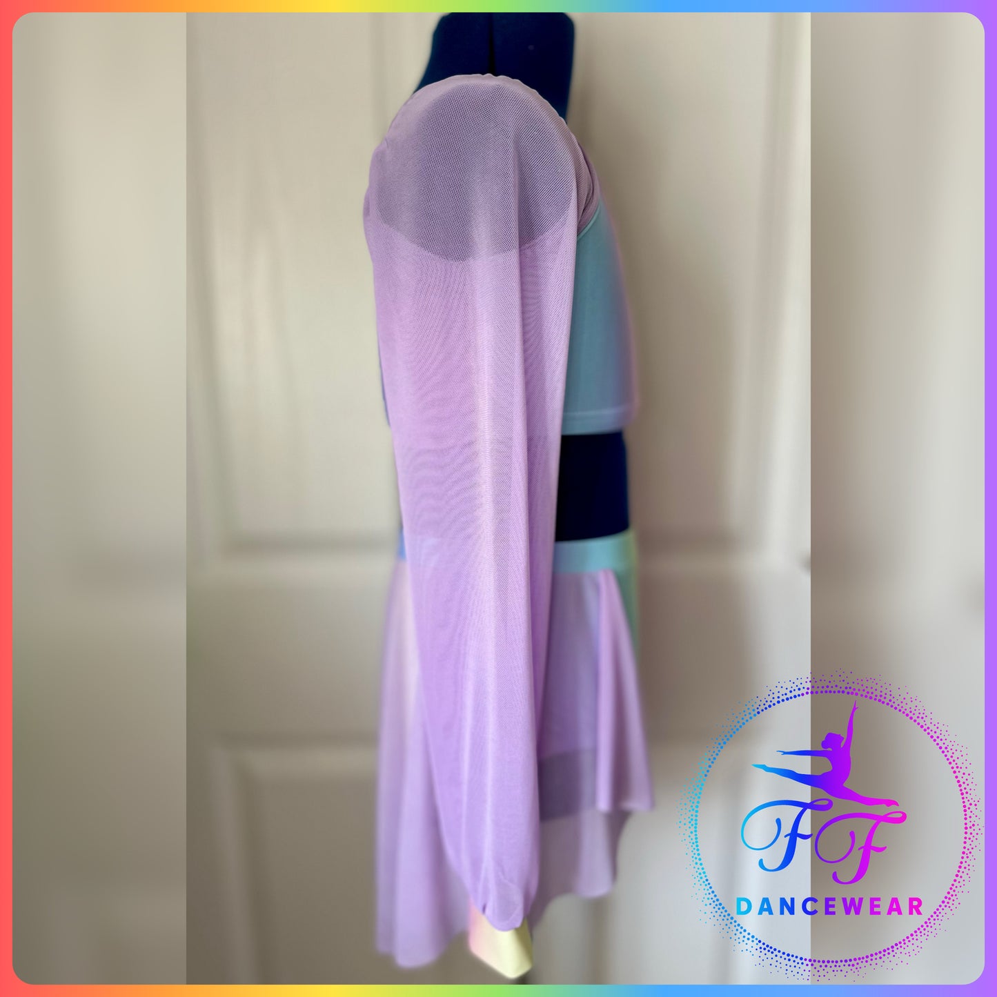 MELODY - Pastel Rainbow Lyrical / Contemporary Dance Costume