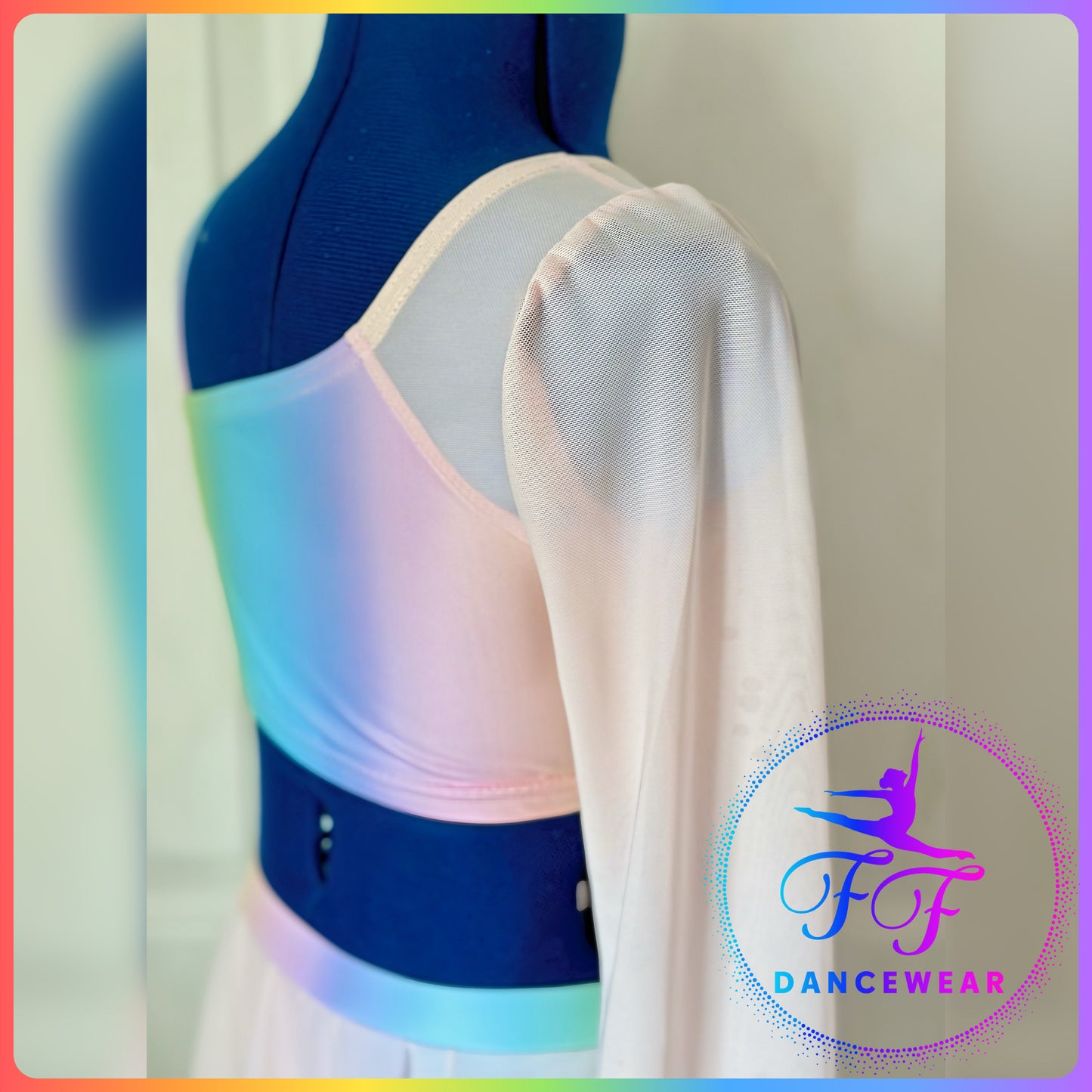 MELODY - Pastel Rainbow Lyrical / Contemporary Dance Costume
