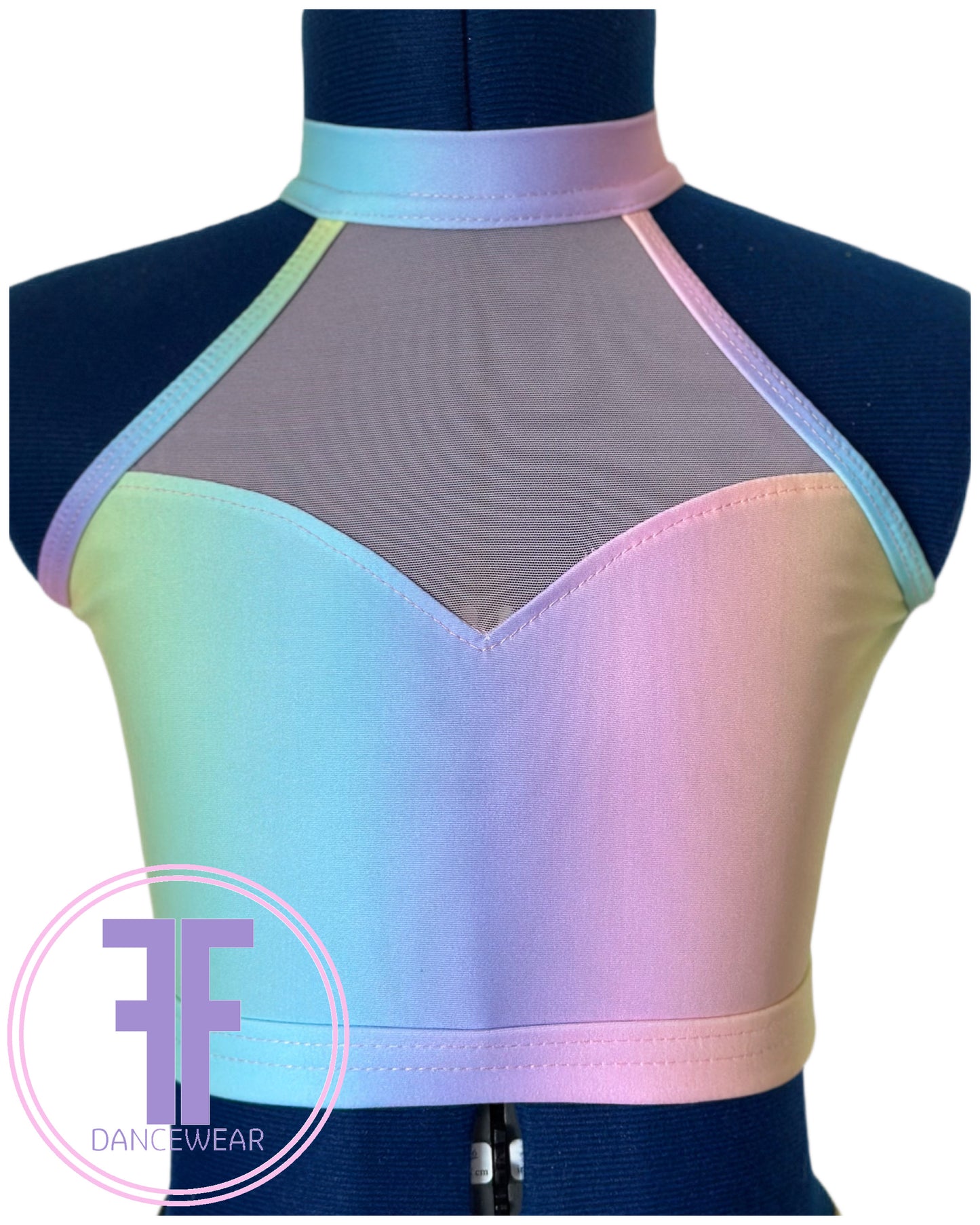 ELENA - Pastel Rainbow Lyrical / Contemporary Dance Costume (Child & Adult Sizes)