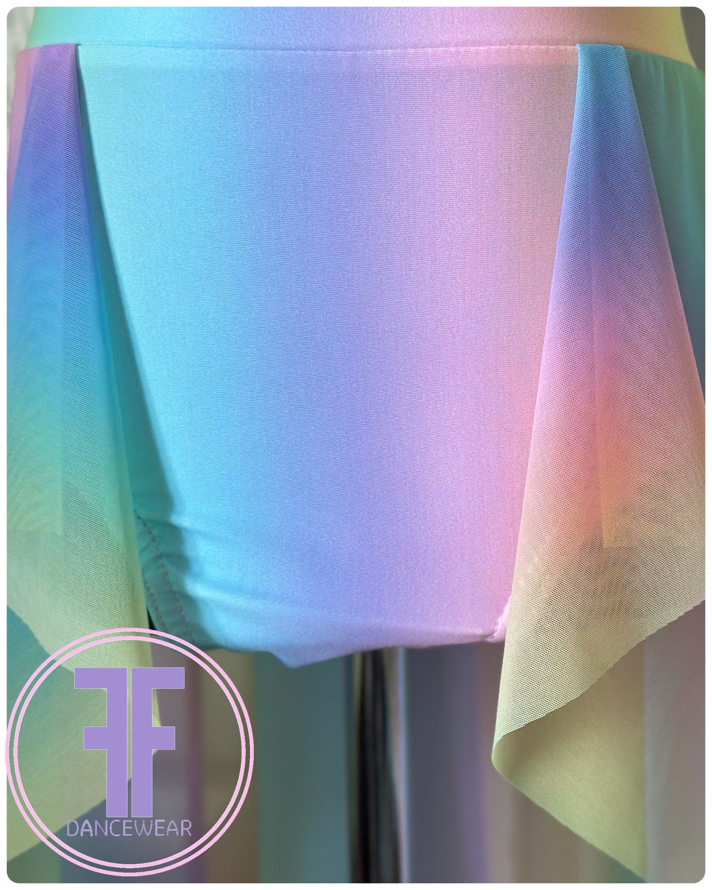 ELENA - Pastel Rainbow Lyrical / Contemporary Dance Costume (Child & Adult Sizes)