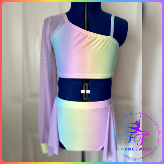 MELODY - Pastel Rainbow Lyrical / Contemporary Dance Costume