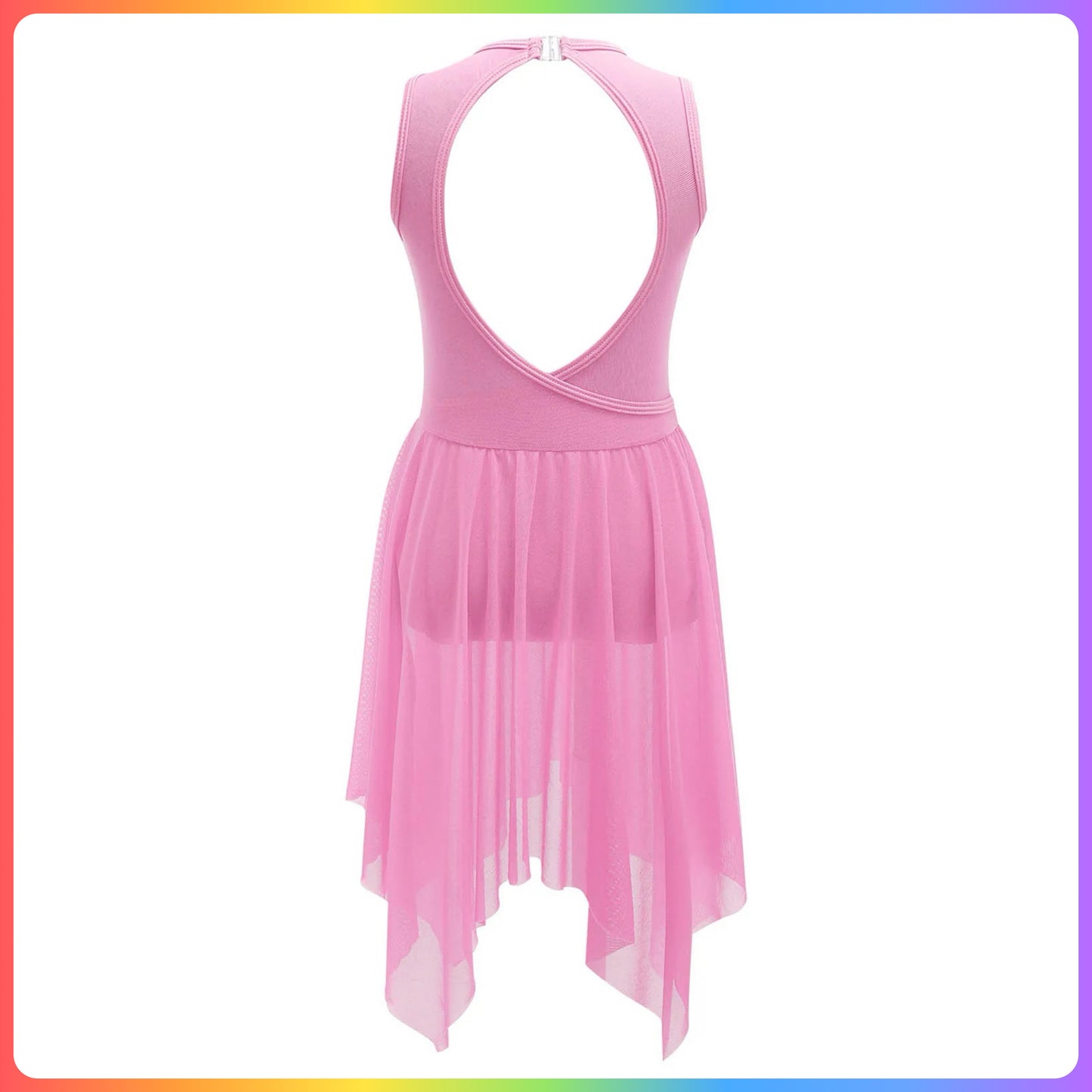 Girls Lyrical / Contemporary Irregular Hem Skirted Leotard