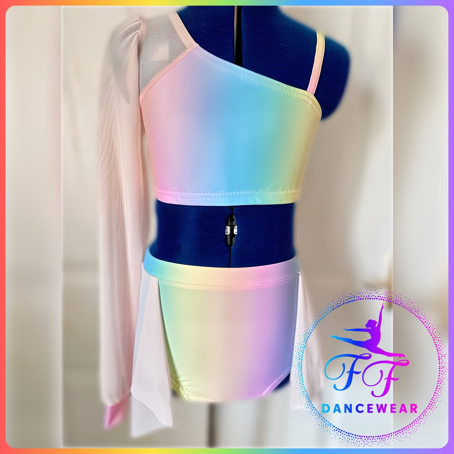 MELODY - Pastel Rainbow Lyrical / Contemporary Dance Costume