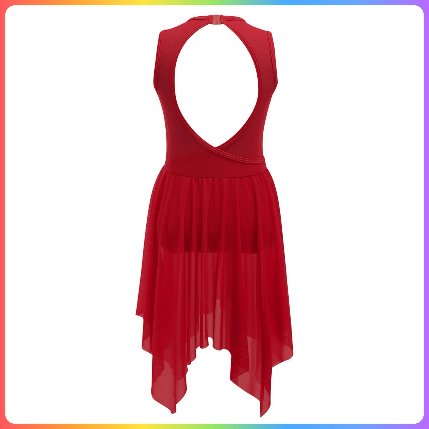 Girls Lyrical / Contemporary Irregular Hem Skirted Leotard