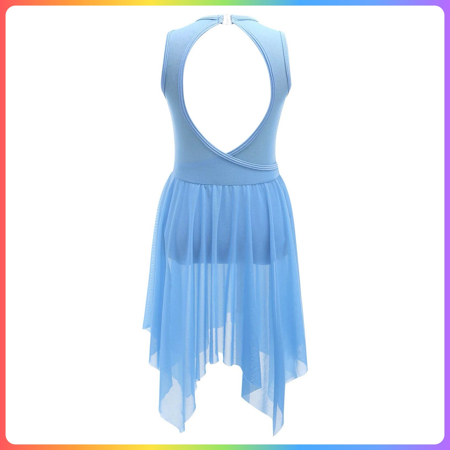 Girls Lyrical / Contemporary Irregular Hem Skirted Leotard