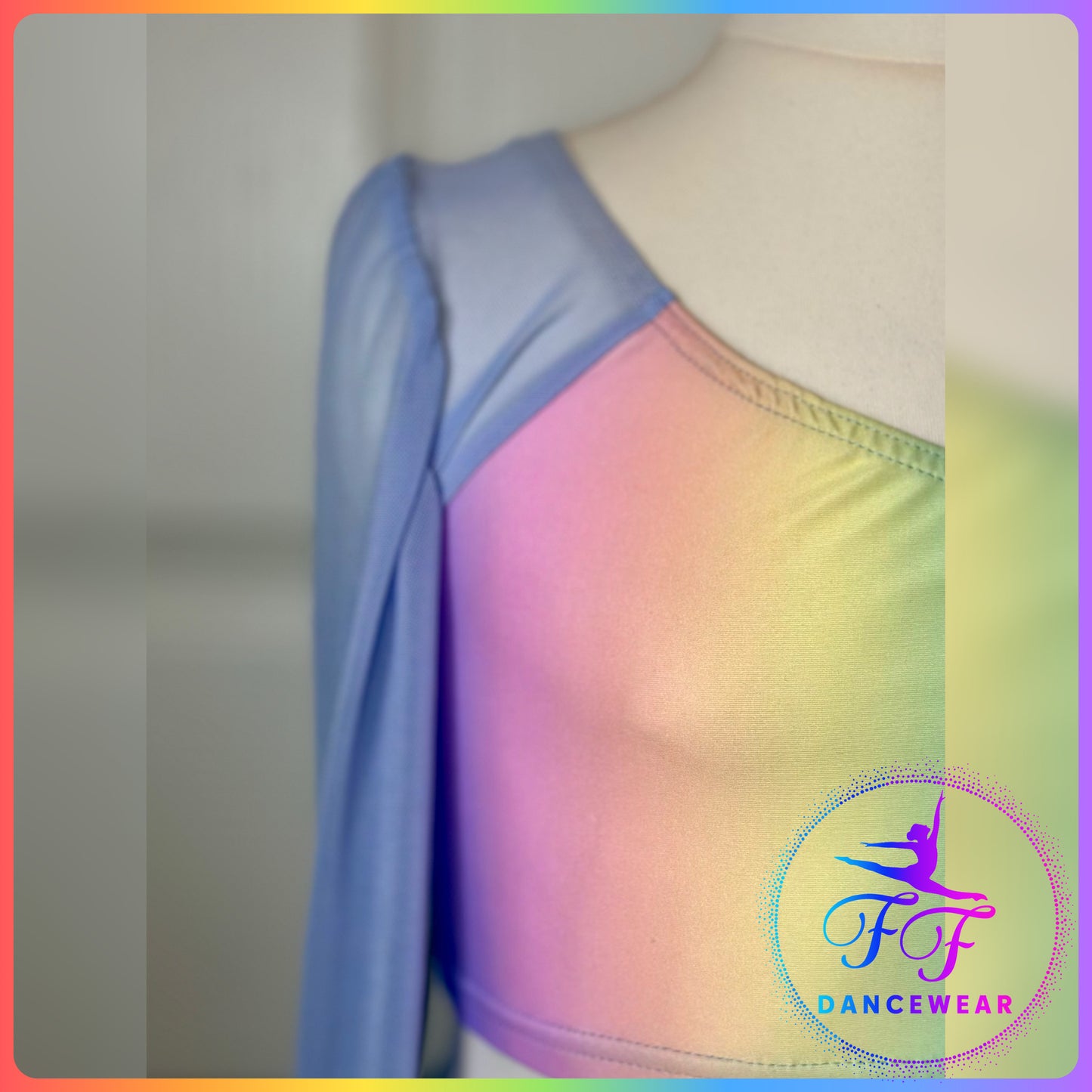 MELODY - Pastel Rainbow Lyrical / Contemporary Dance Costume