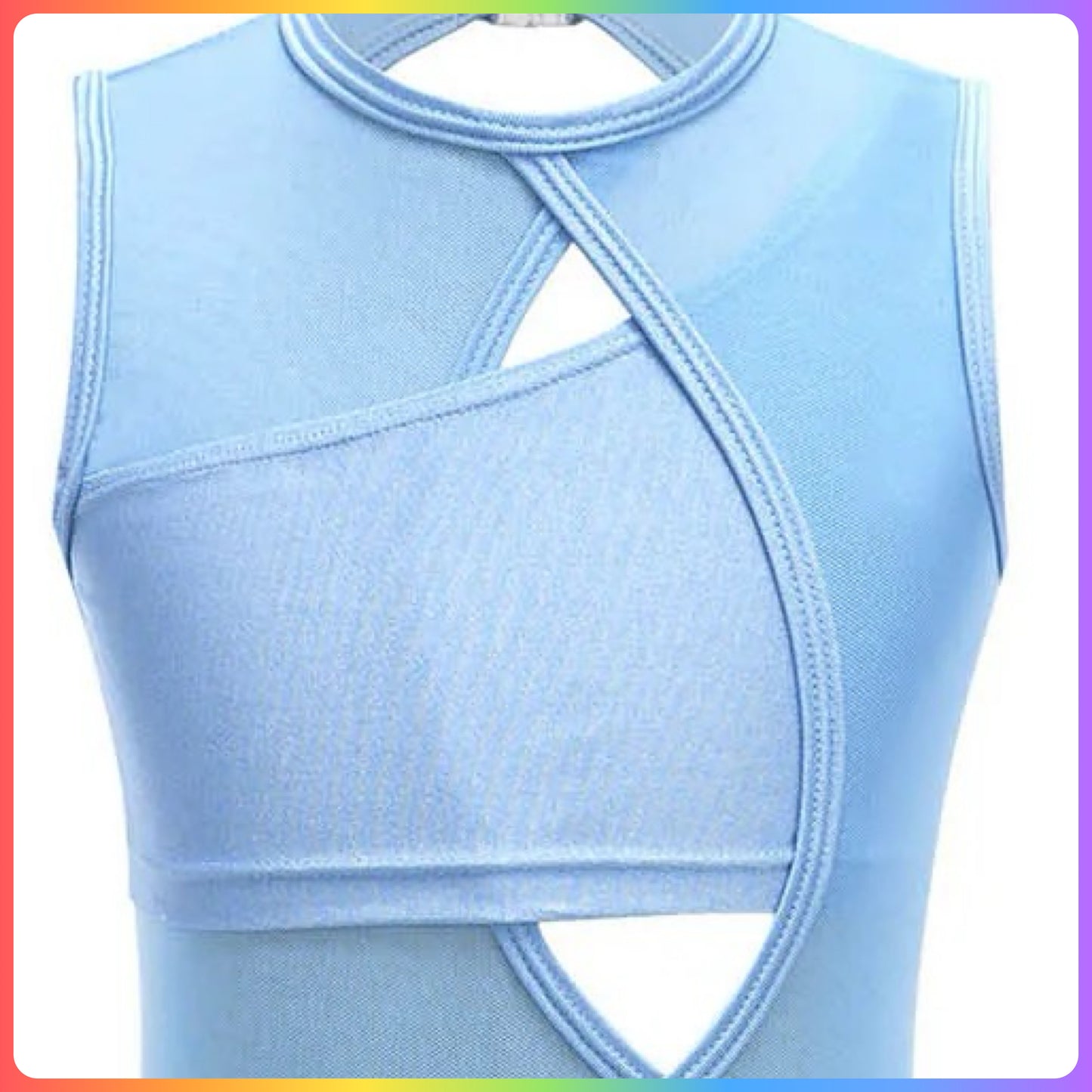 Girls Lyrical / Contemporary Irregular Hem Skirted Leotard