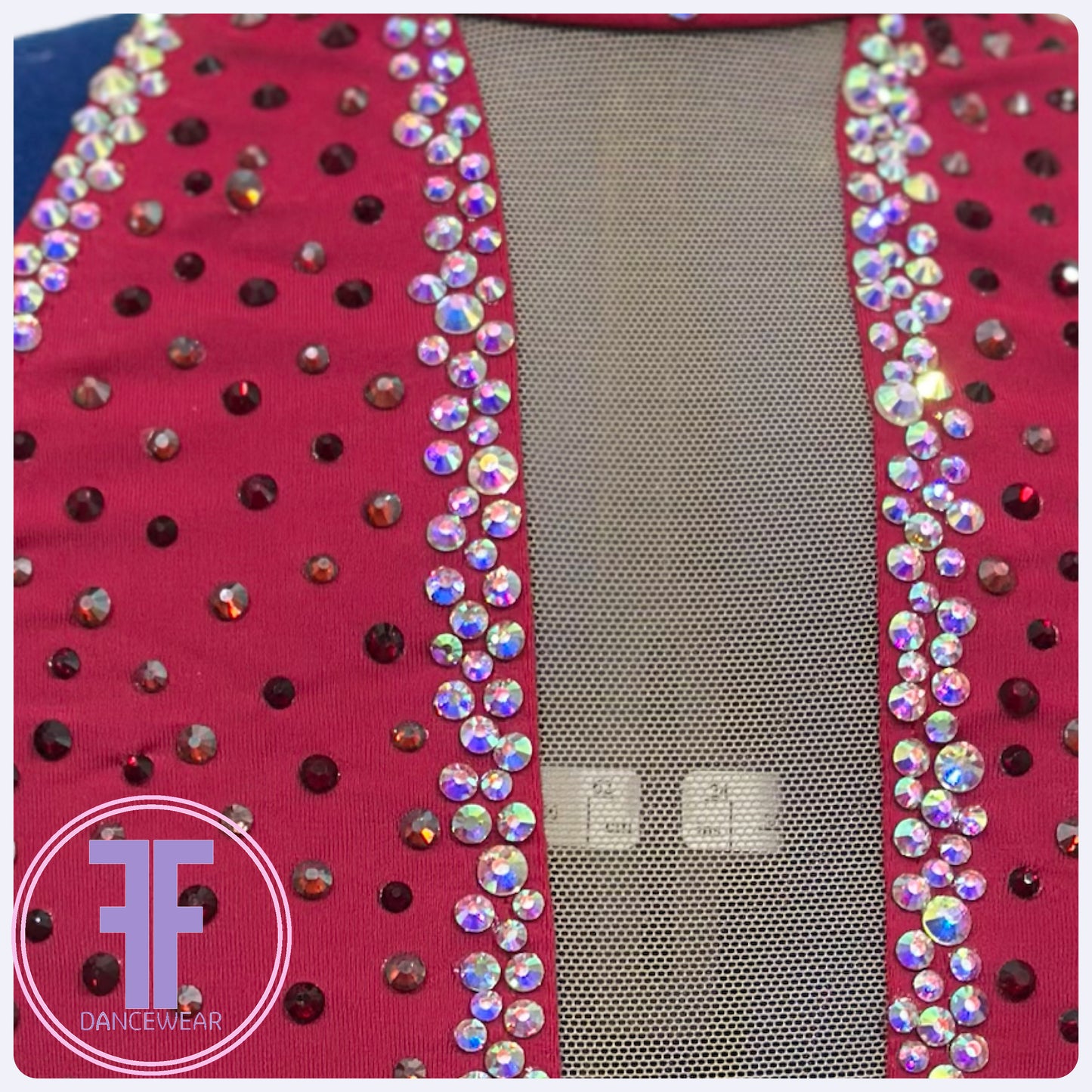 BESPOKE Burgundy Feather Bustle Stoned Modern / Tap Dance Costume (9/10 yrs)