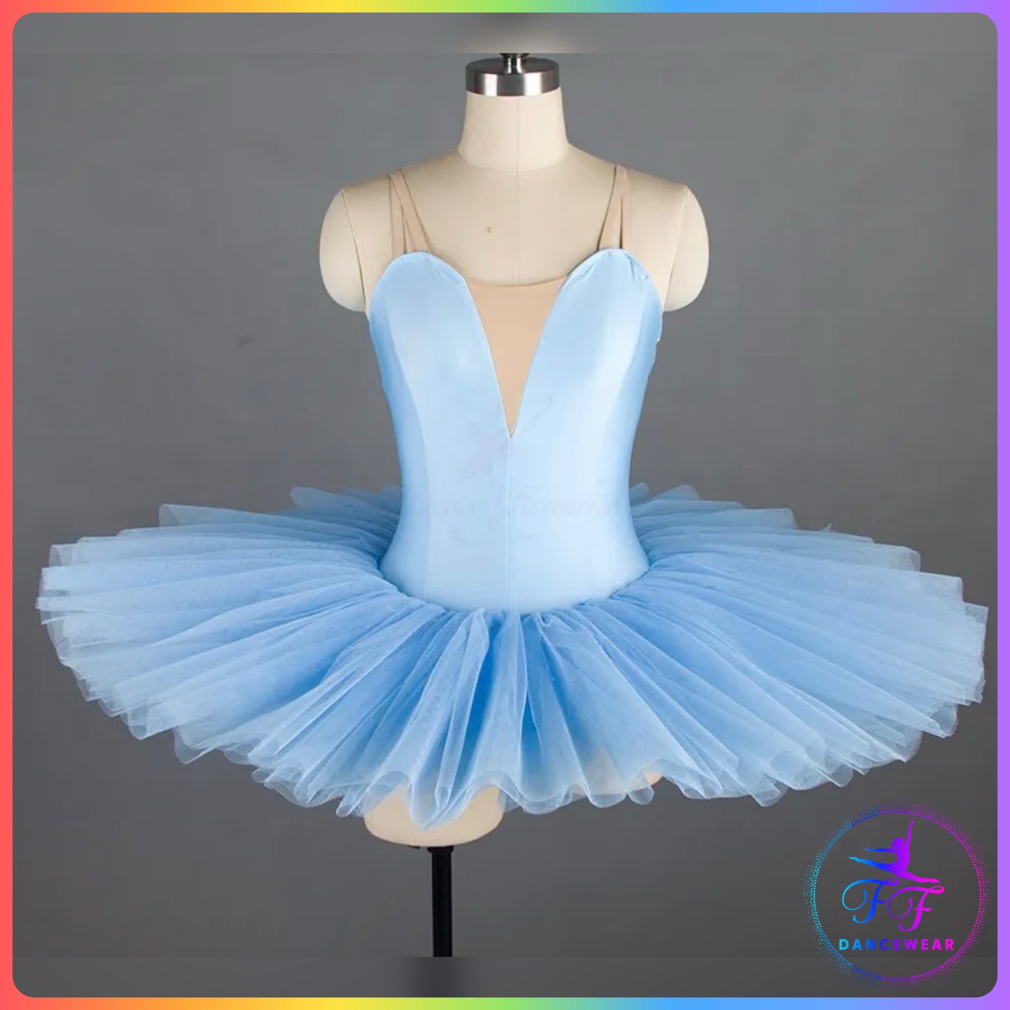 Pale Blue Stretch Pancake Ballet Tutu