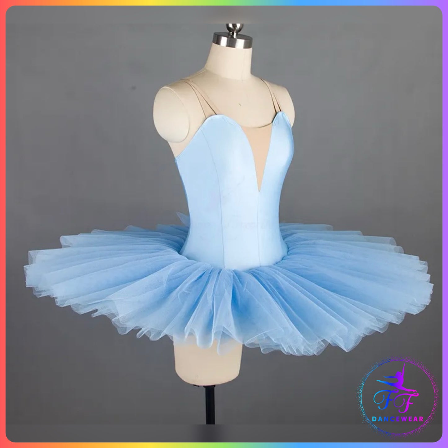 Pale Blue Stretch Pancake Ballet Tutu