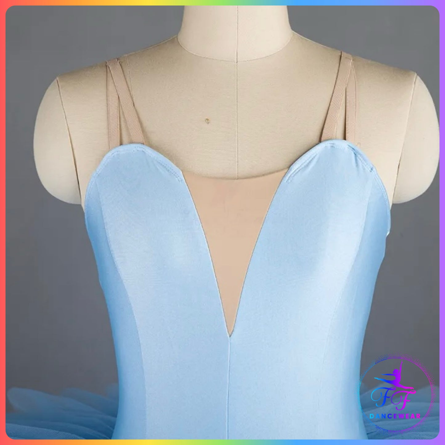 Pale Blue Stretch Pancake Ballet Tutu
