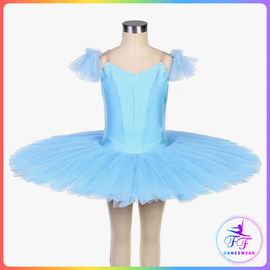 Sky Blue Stretch Pancake Ballet Tutu