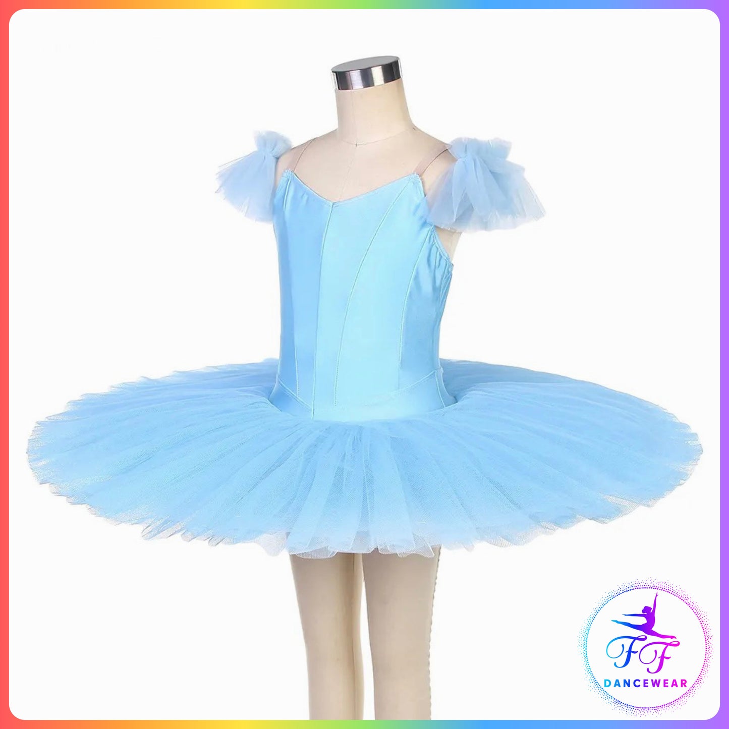 Sky Blue Stretch Pancake Ballet Tutu