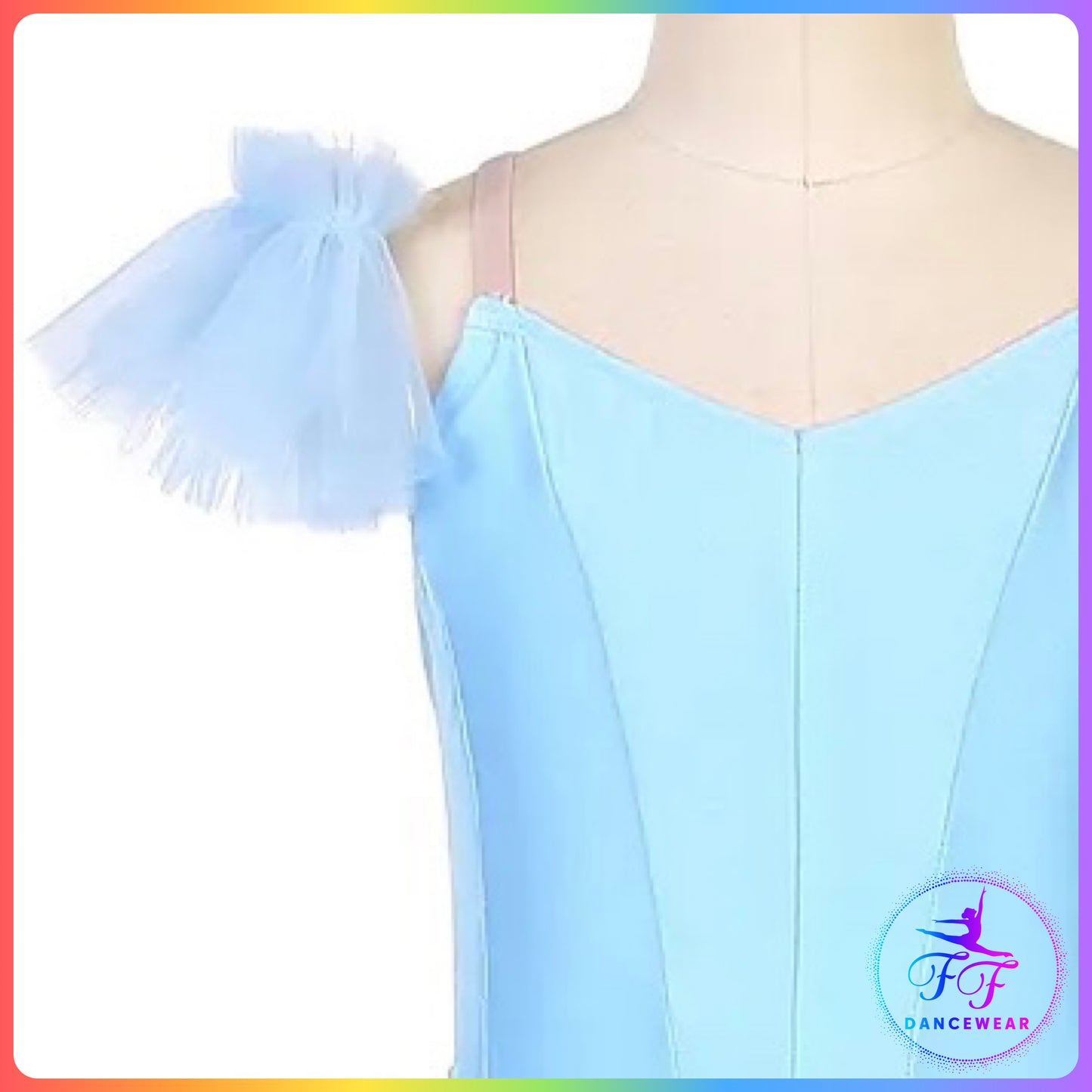 Sky Blue Stretch Pancake Ballet Tutu