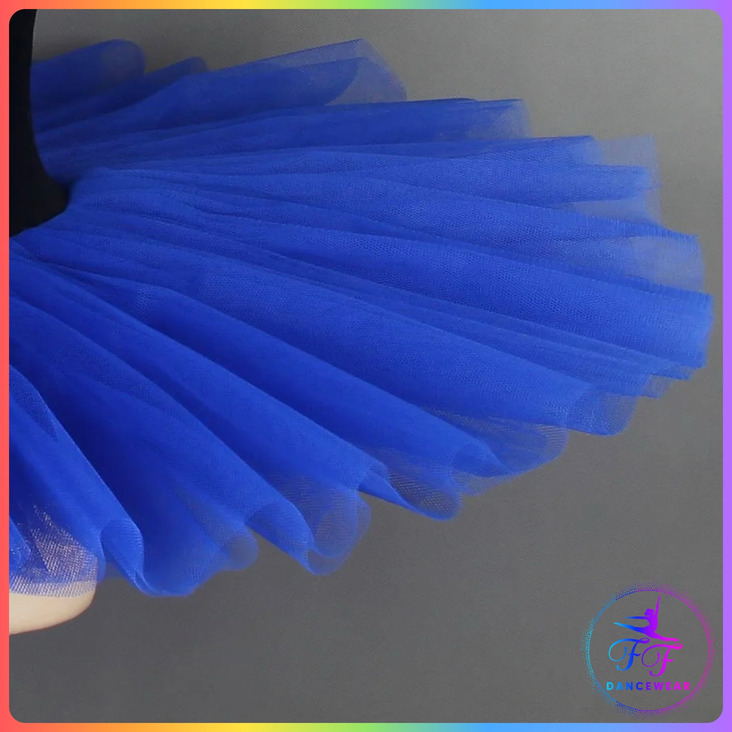 Black Velvet & Blue Stretch Pancake Ballet Tutu