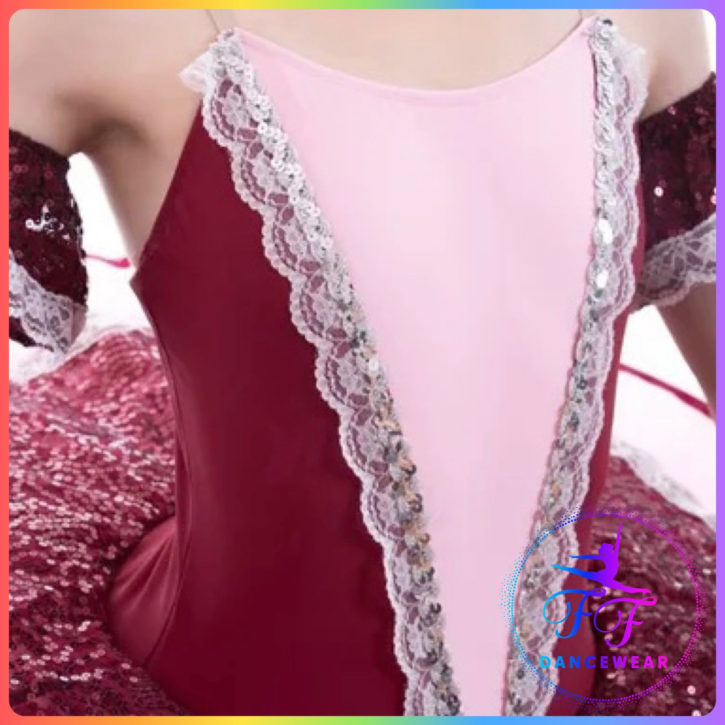 Burgundy Professional Ballet Pancake Tutu (Child & Adult Sizes)