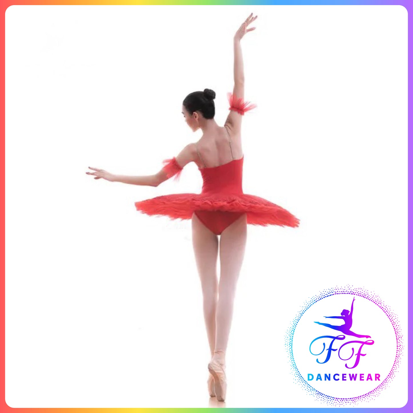 Red Sparkle Professional Ballet Pancake Tutu (Child & Adult Sizes)