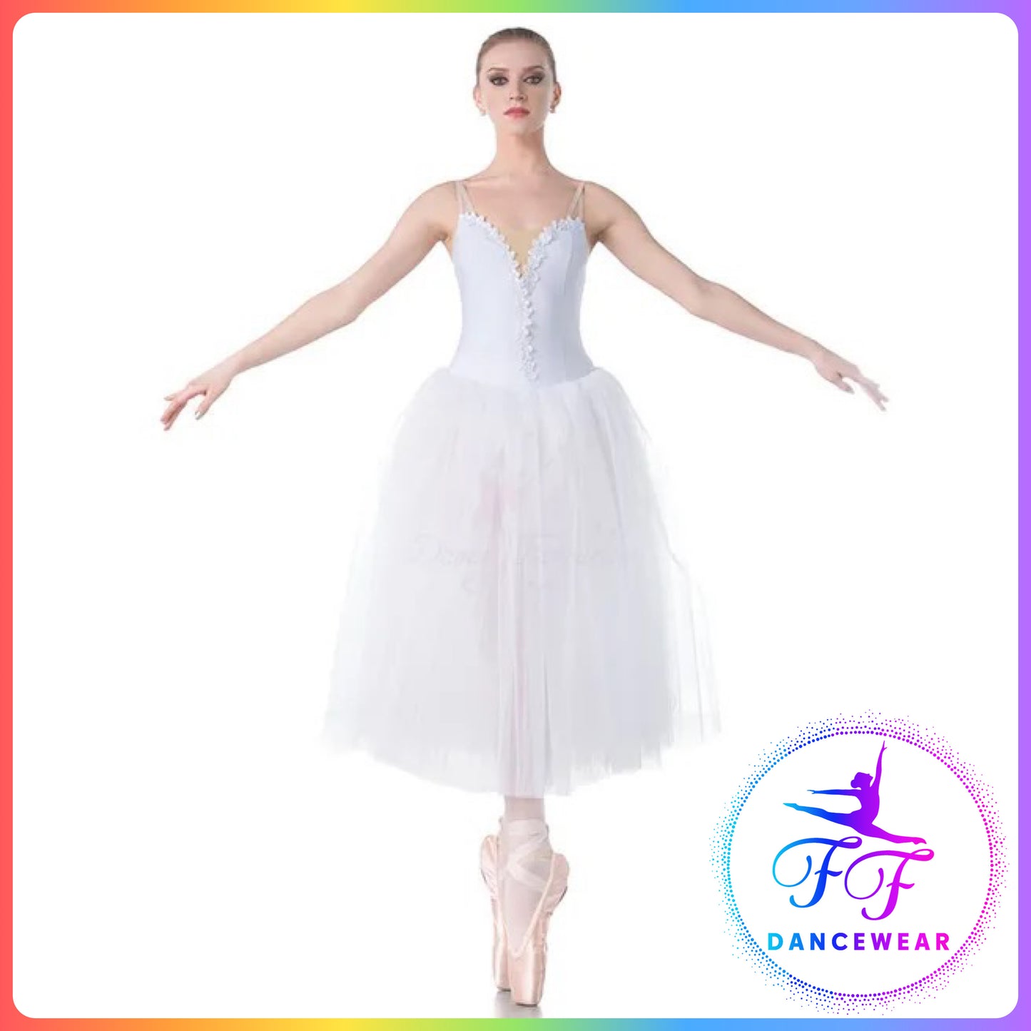 White Camisole Romantic Ballet Tutu