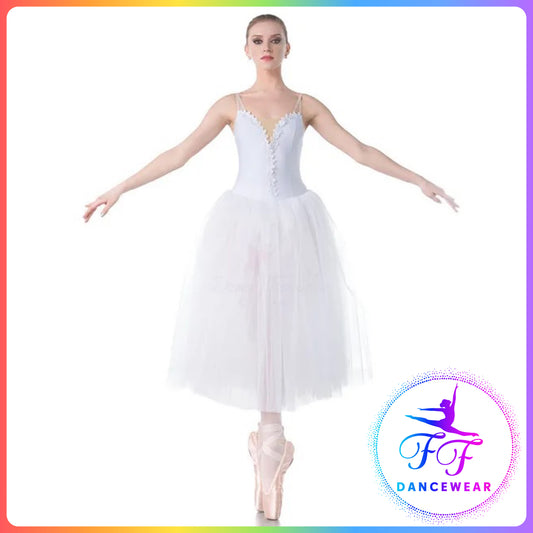 White Camisole Romantic Ballet Tutu