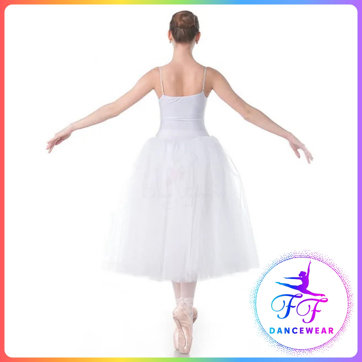 White Camisole Romantic Ballet Tutu