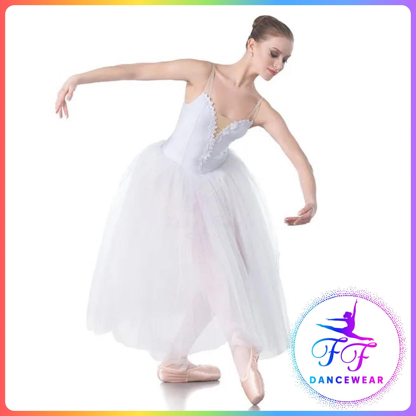 White Camisole Romantic Ballet Tutu