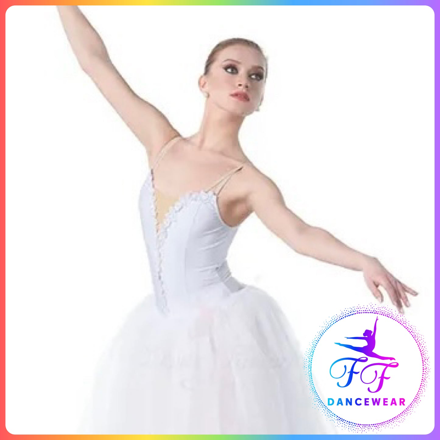 White Camisole Romantic Ballet Tutu
