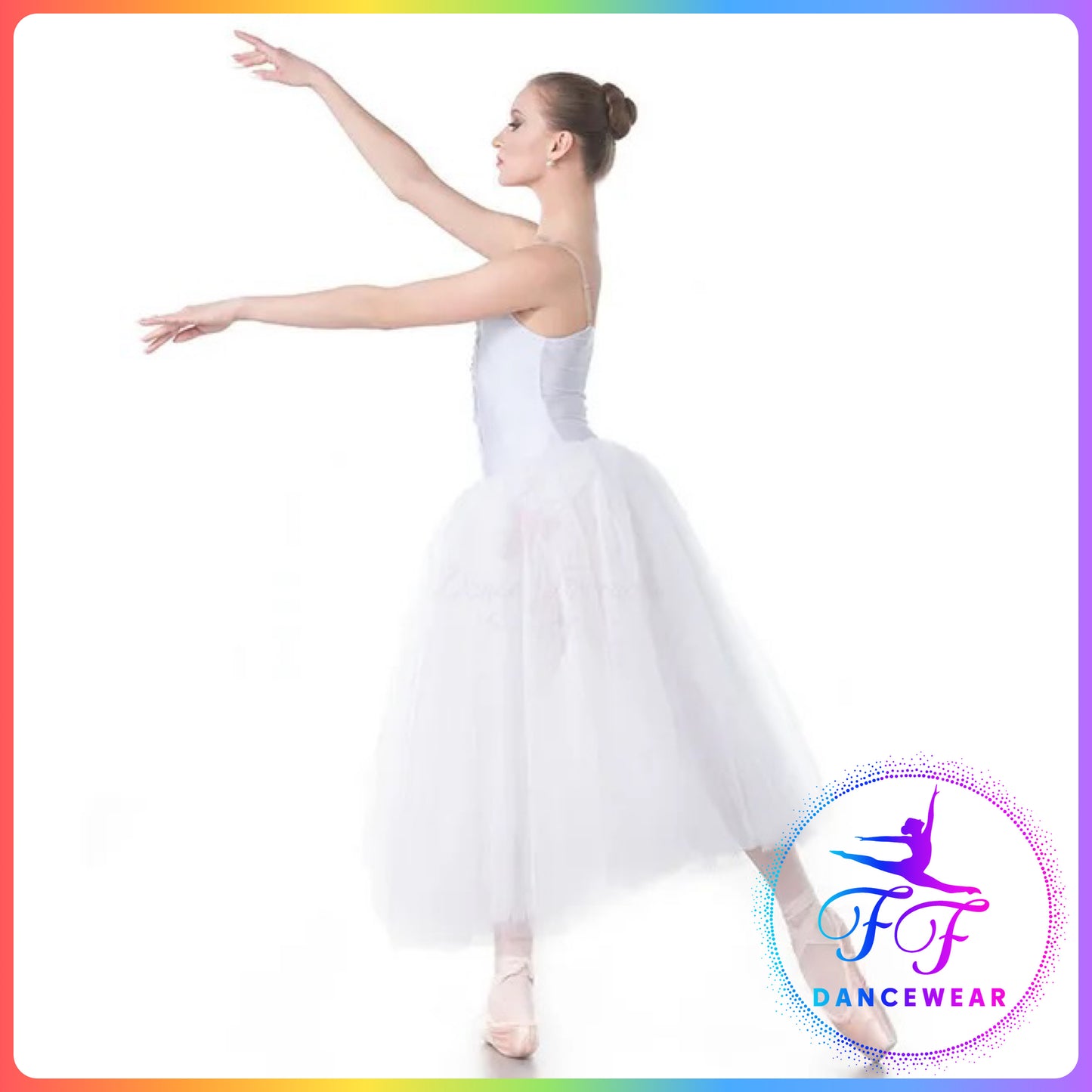 White Camisole Romantic Ballet Tutu