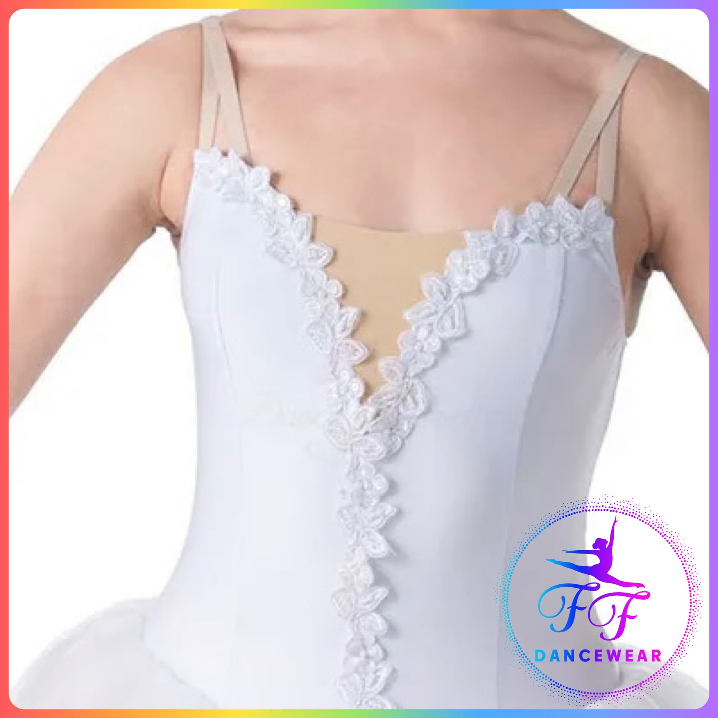 White Camisole Romantic Ballet Tutu