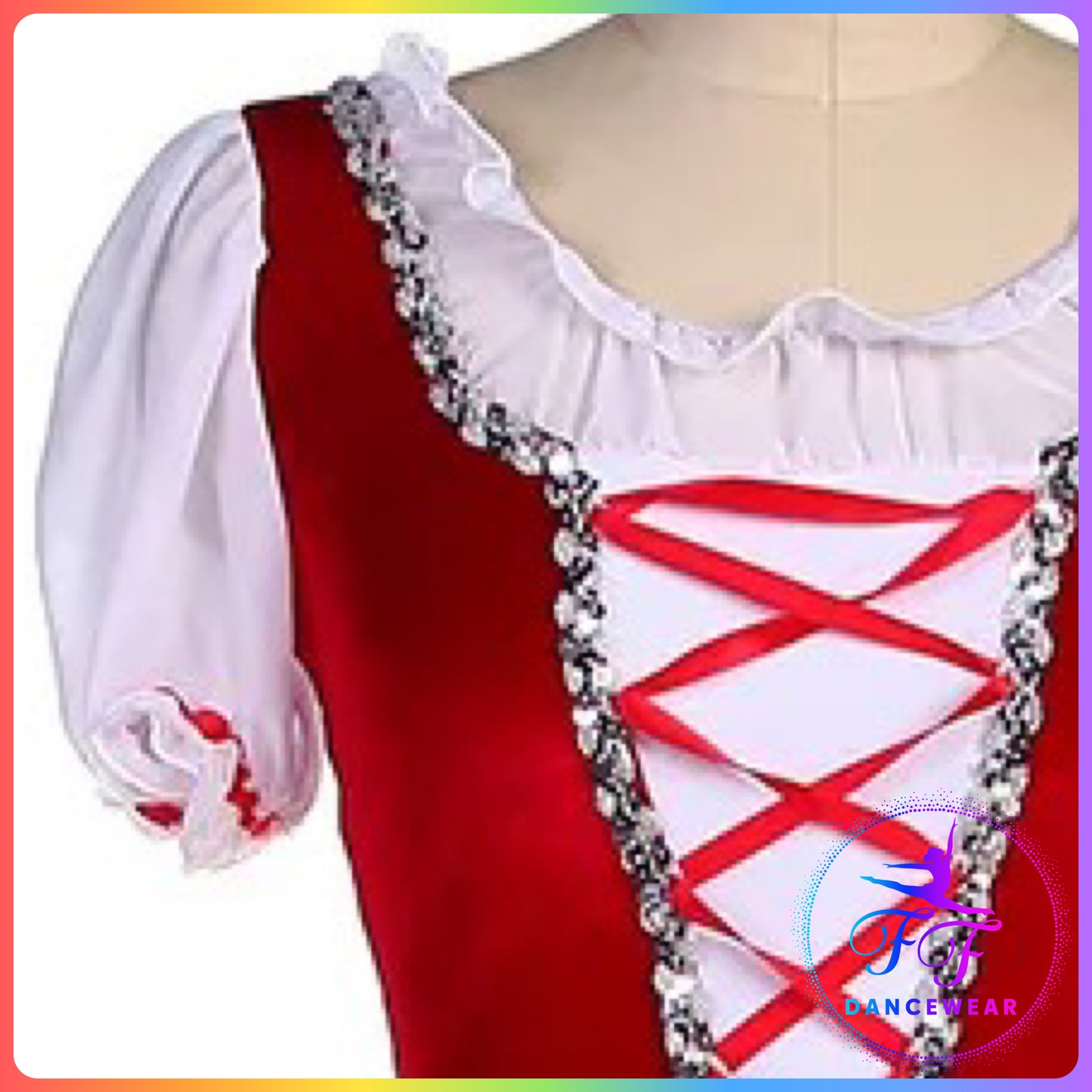 Red Velvet Bodice Romantic Tutu (Child & Adult Sizes)