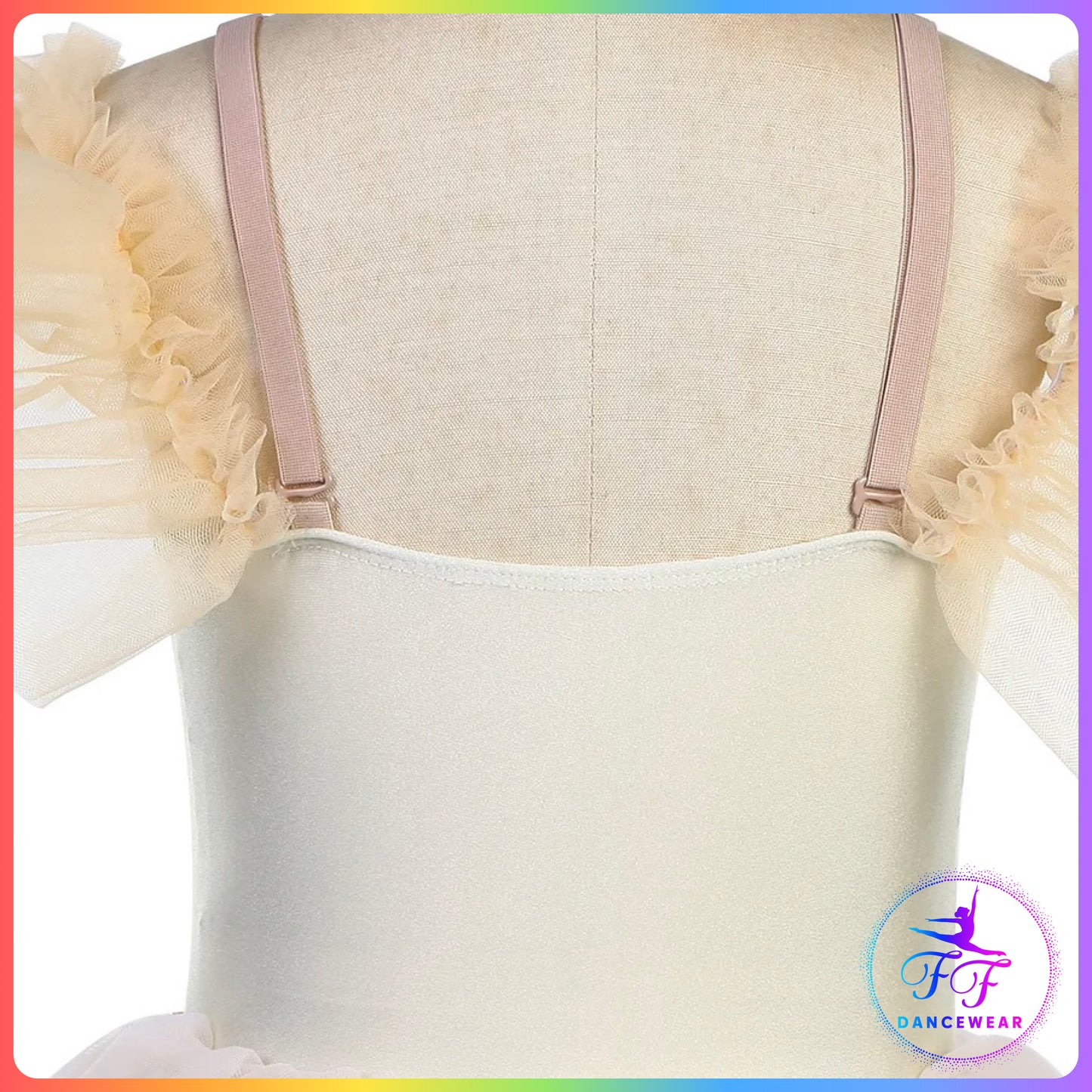 Peach Pink Off the Shoulder Romantic Tutu (Child & Adult Sizes)