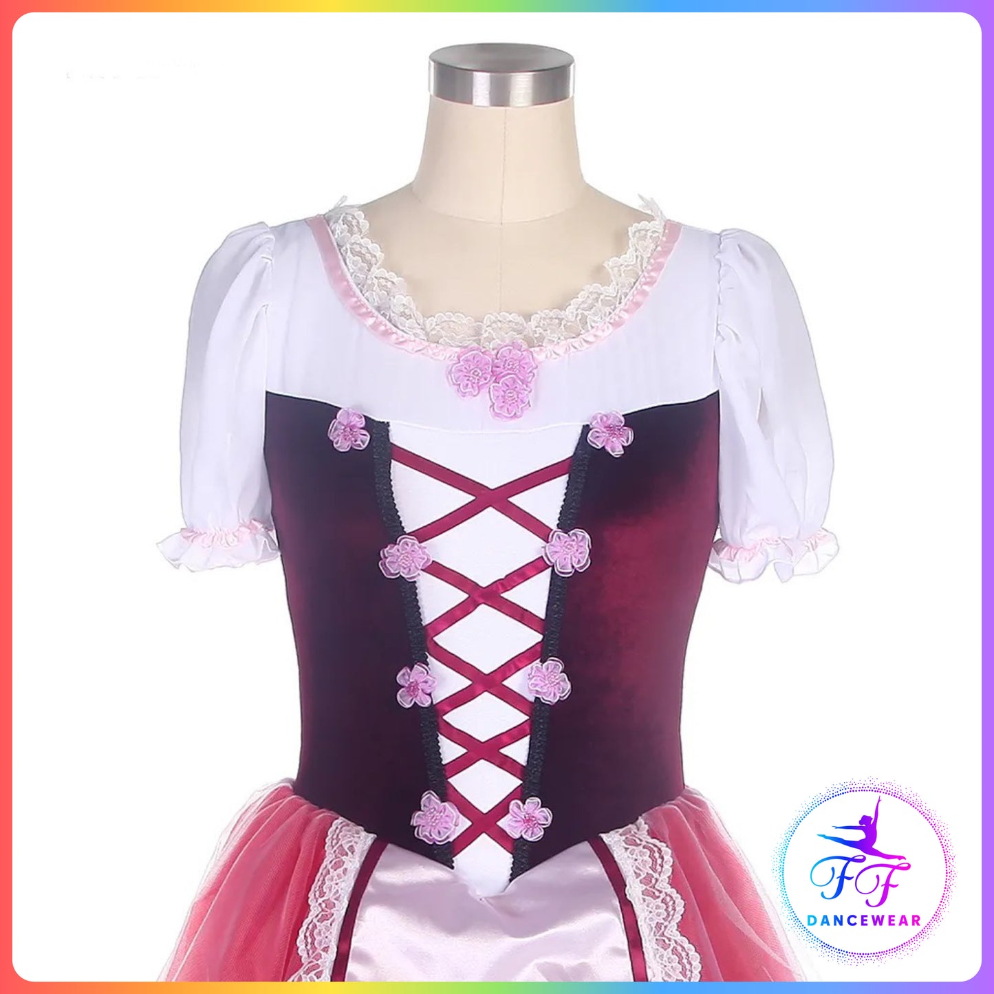 Red Giselle Style Ballet Dress (Child & Adult Sizes)