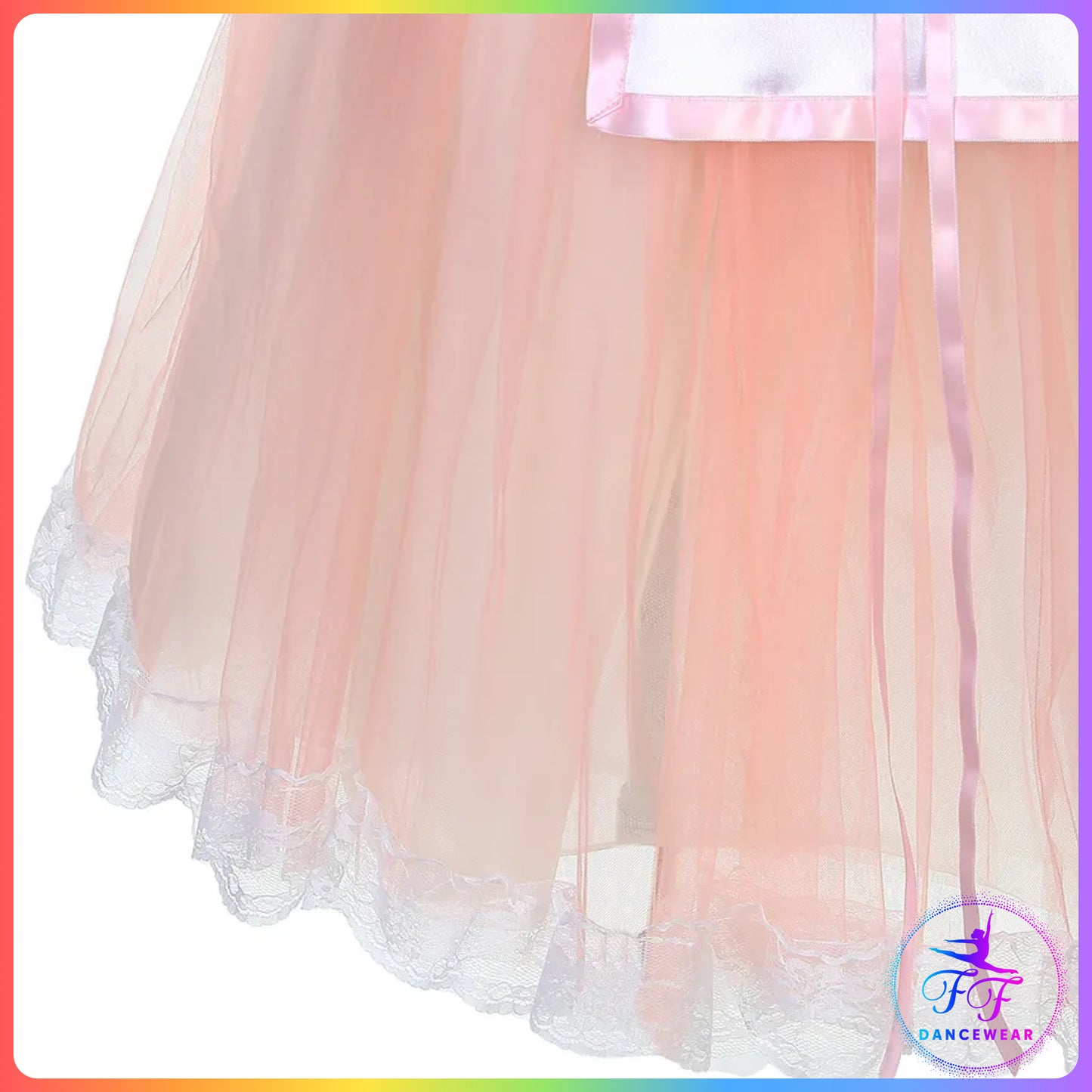 Puff Sleeve Pink Romantic Tutu (Child & Adult Sizes)