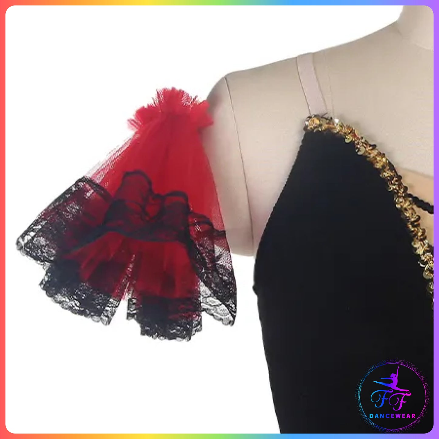 Black & Red Romantic Tutu (Child & Adult Sizes)