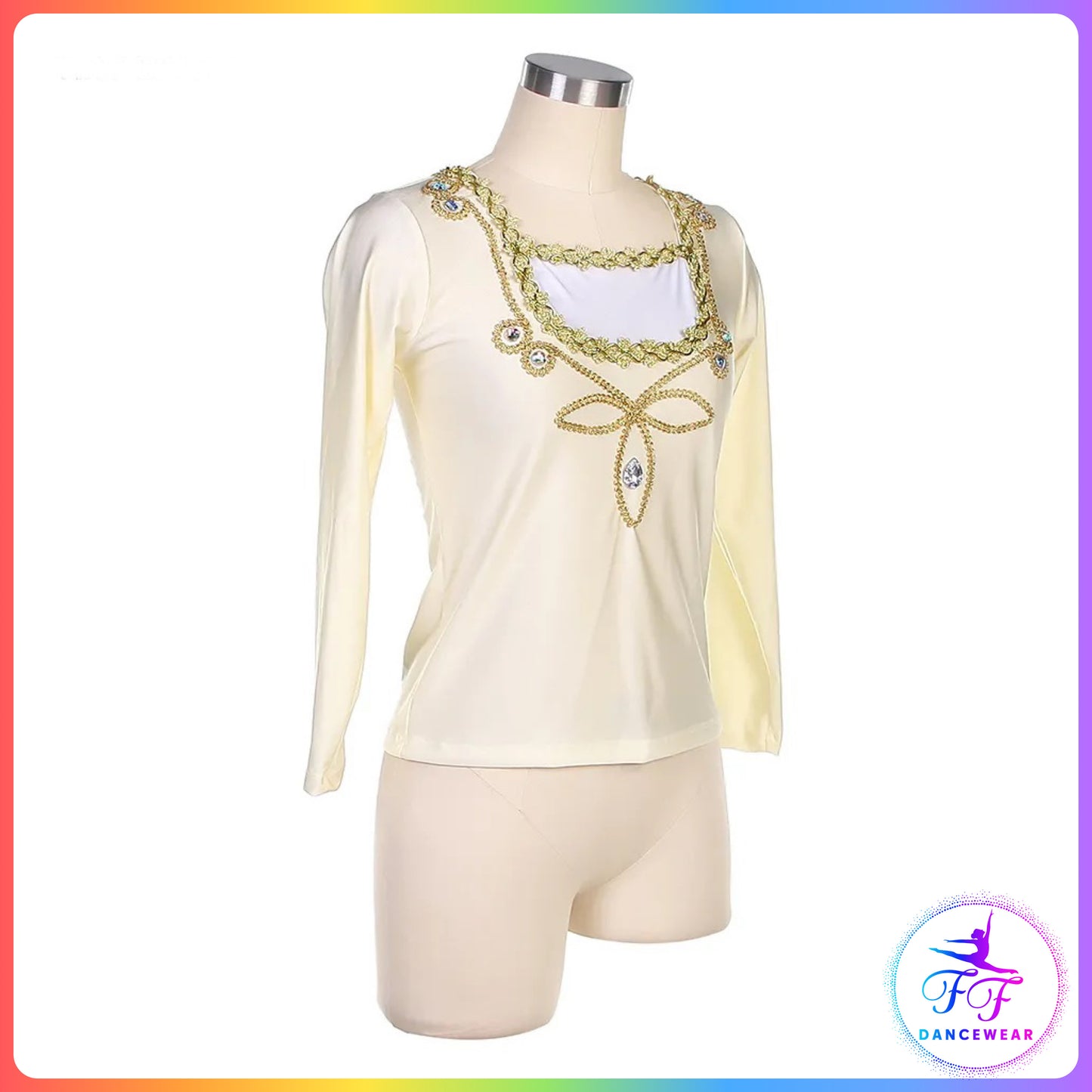 Professional Men's Ivory Ballet Tunic (Child & Adult Sizes)