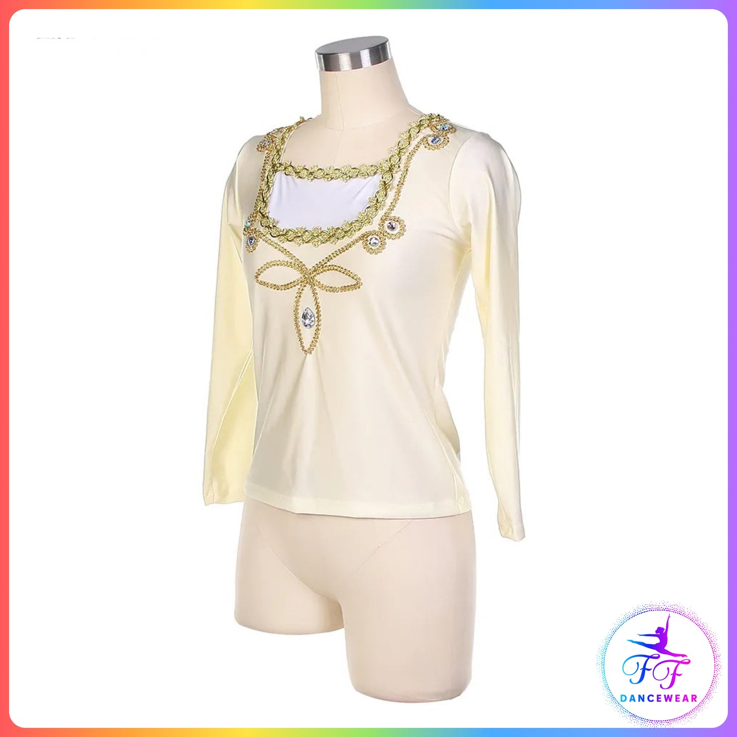 Professional Men's Ivory Ballet Tunic (Child & Adult Sizes)