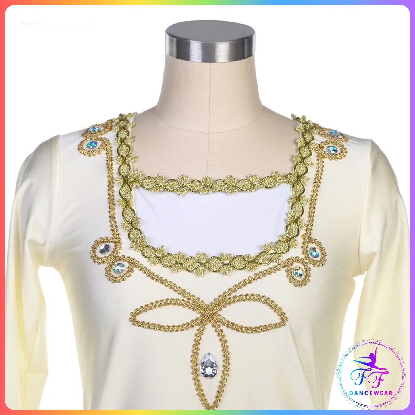 Professional Men's Ivory Ballet Tunic (Child & Adult Sizes)