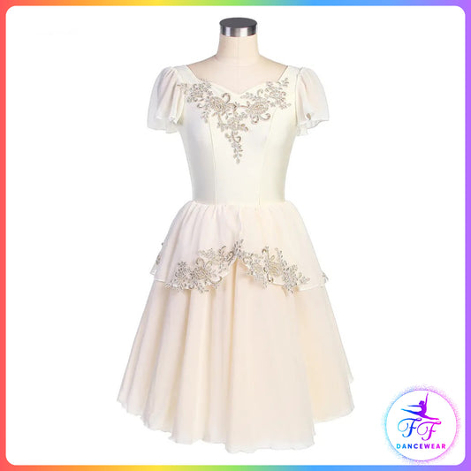 Ivory Short Sleeve Romantic Tutu (Child & Adult Sizes)