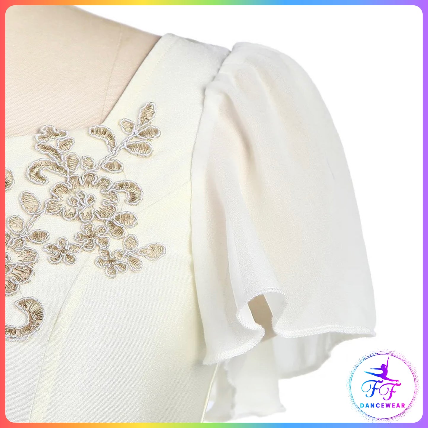 Ivory Short Sleeve Romantic Tutu (Child & Adult Sizes)