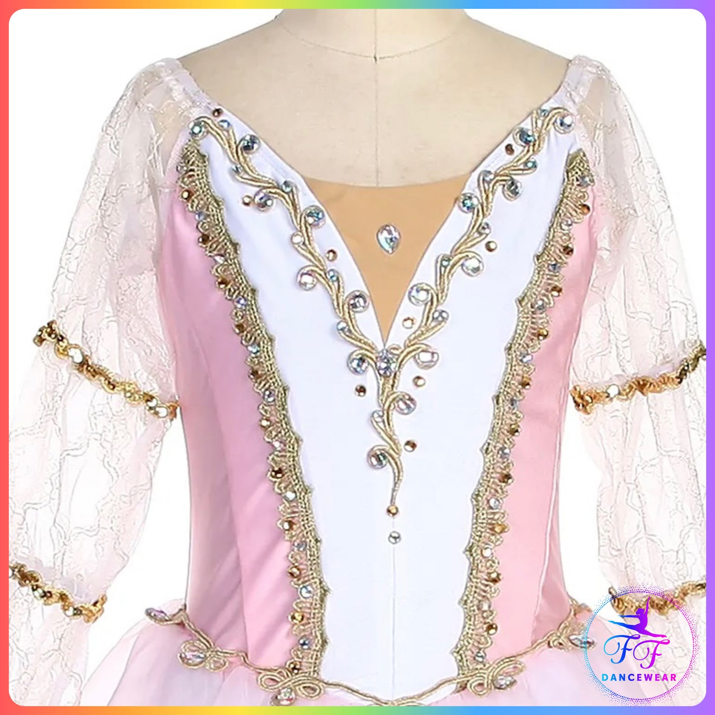 Long Sleeve Romantic Tutu in Blue or Pink (Child & Adult Sizes)