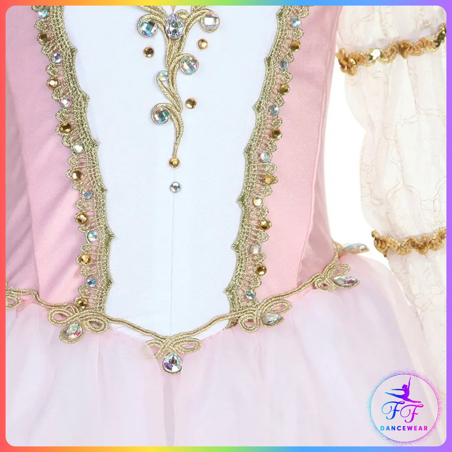 Long Sleeve Romantic Tutu in Blue or Pink (Child & Adult Sizes)
