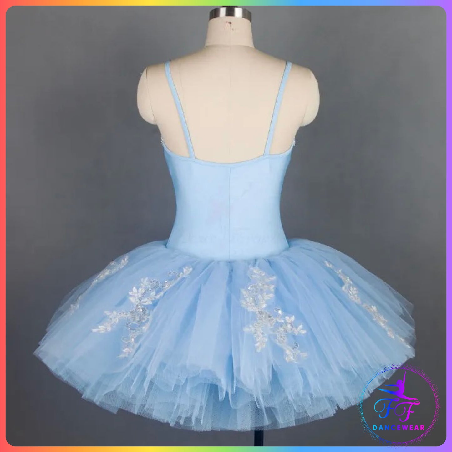 Decorated Bell Ballet Tutu Sky / Blue / Pink / Purple (Child & Adult Sizes)