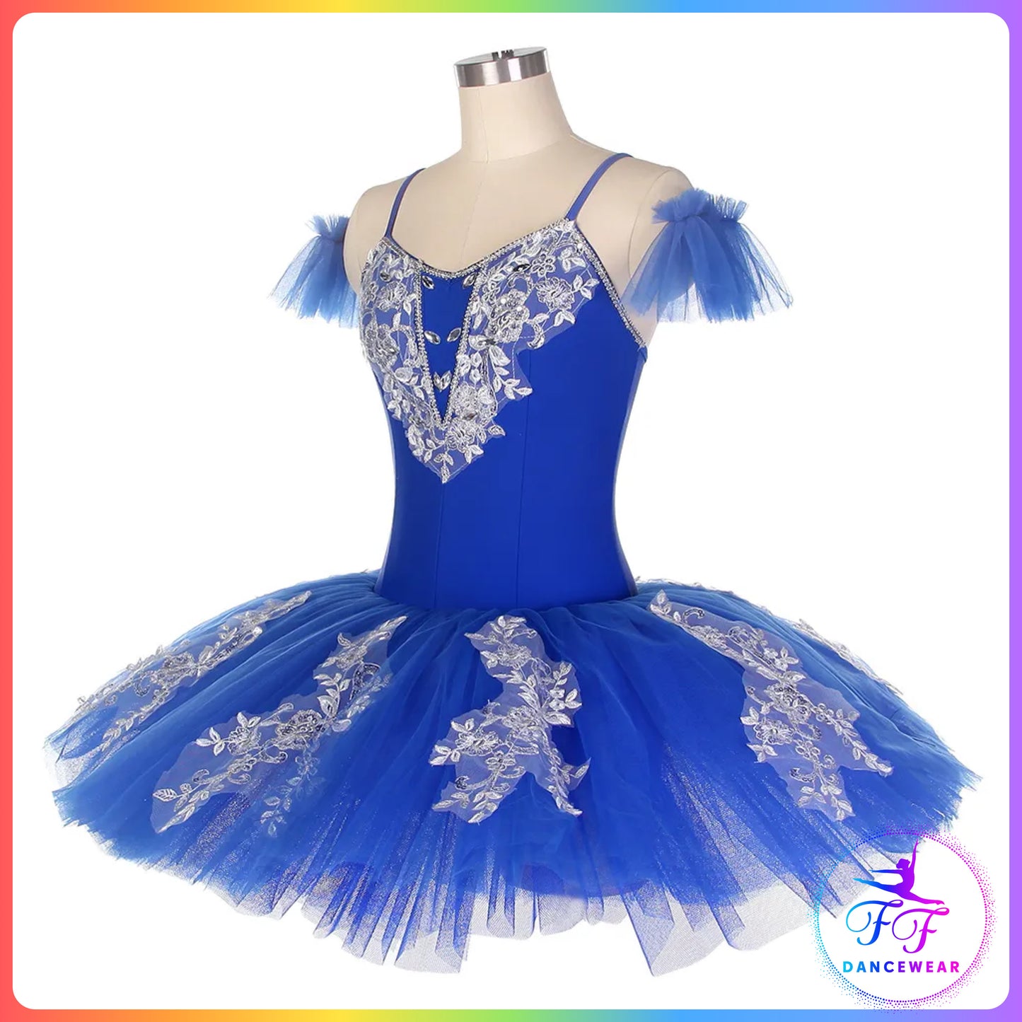 Decorated Bell Ballet Tutu Sky / Blue / Pink / Purple (Child & Adult Sizes)