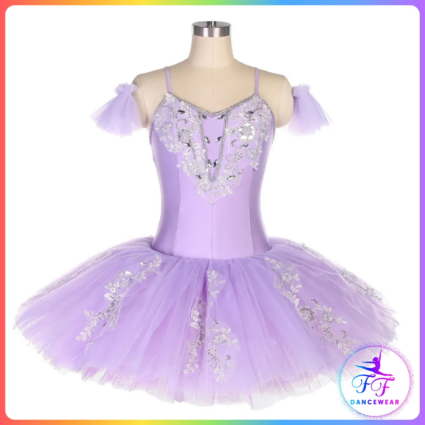 Decorated Bell Ballet Tutu Sky / Blue / Pink / Purple (Child & Adult Sizes)