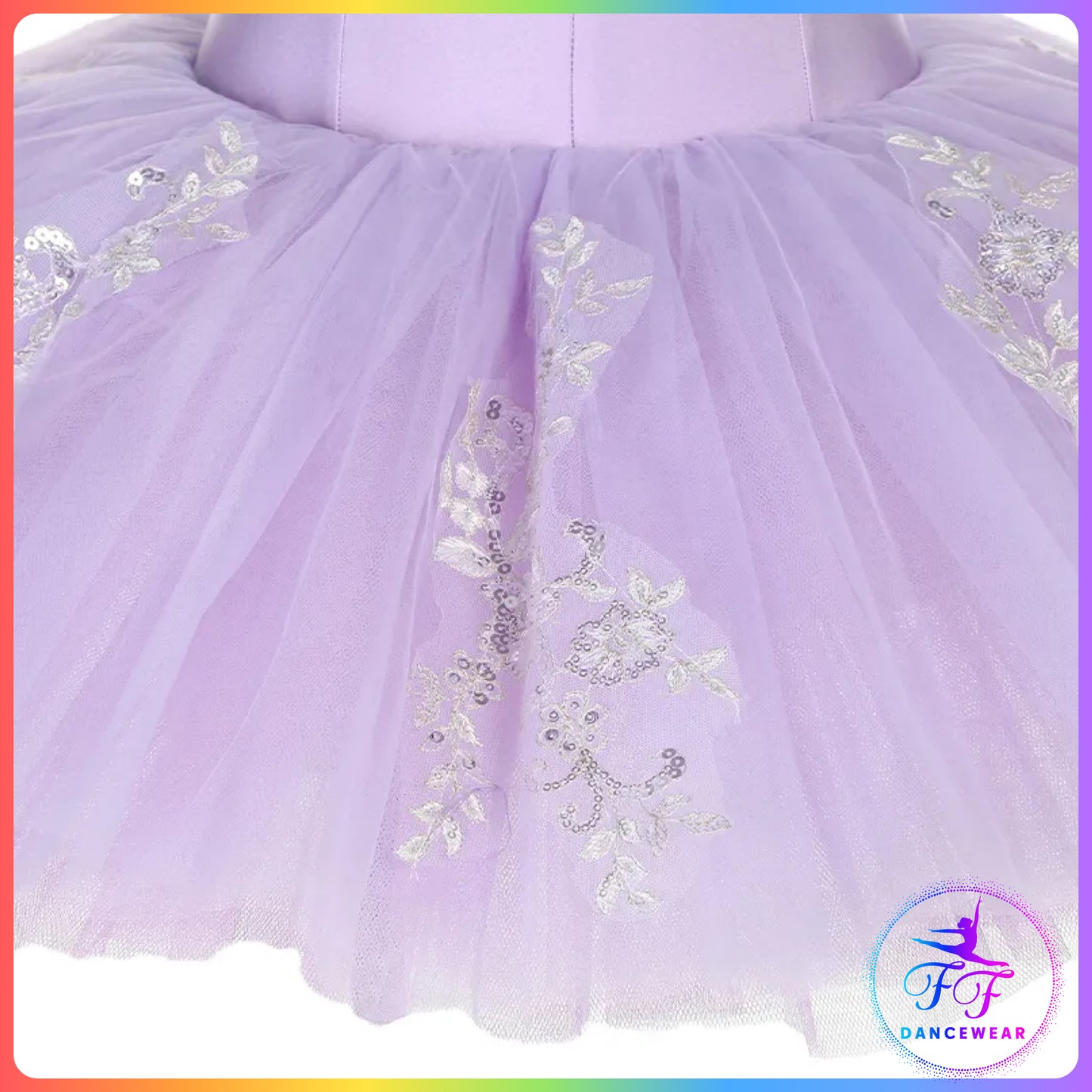 Decorated Bell Ballet Tutu Sky / Blue / Pink / Purple (Child & Adult Sizes)